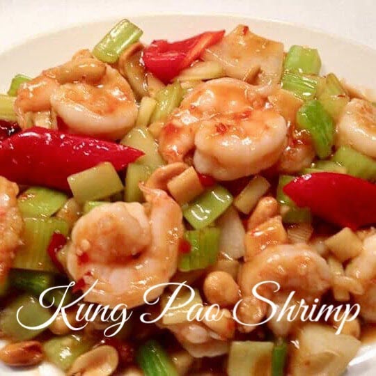 Dragon Wok Restaurant Fine Kung Pao Shrimp